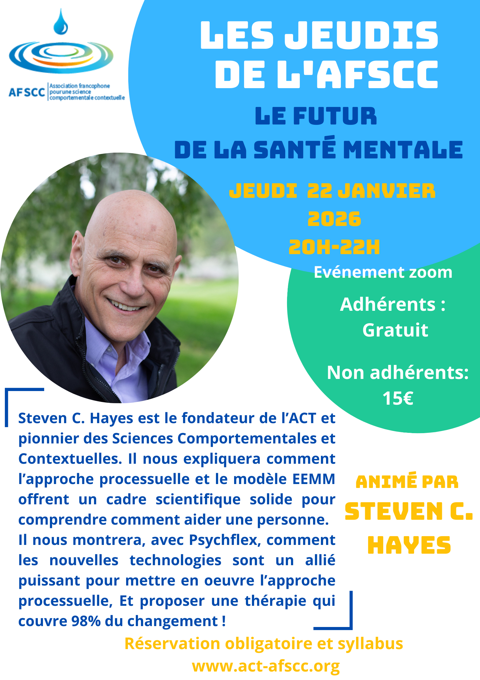 AFSCC - Steven C. Hayes : Le Futur de la Santé Mentale